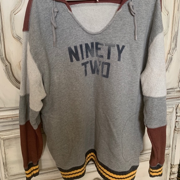 Free People Oversized Hoodie Small - Picture 2 of 6